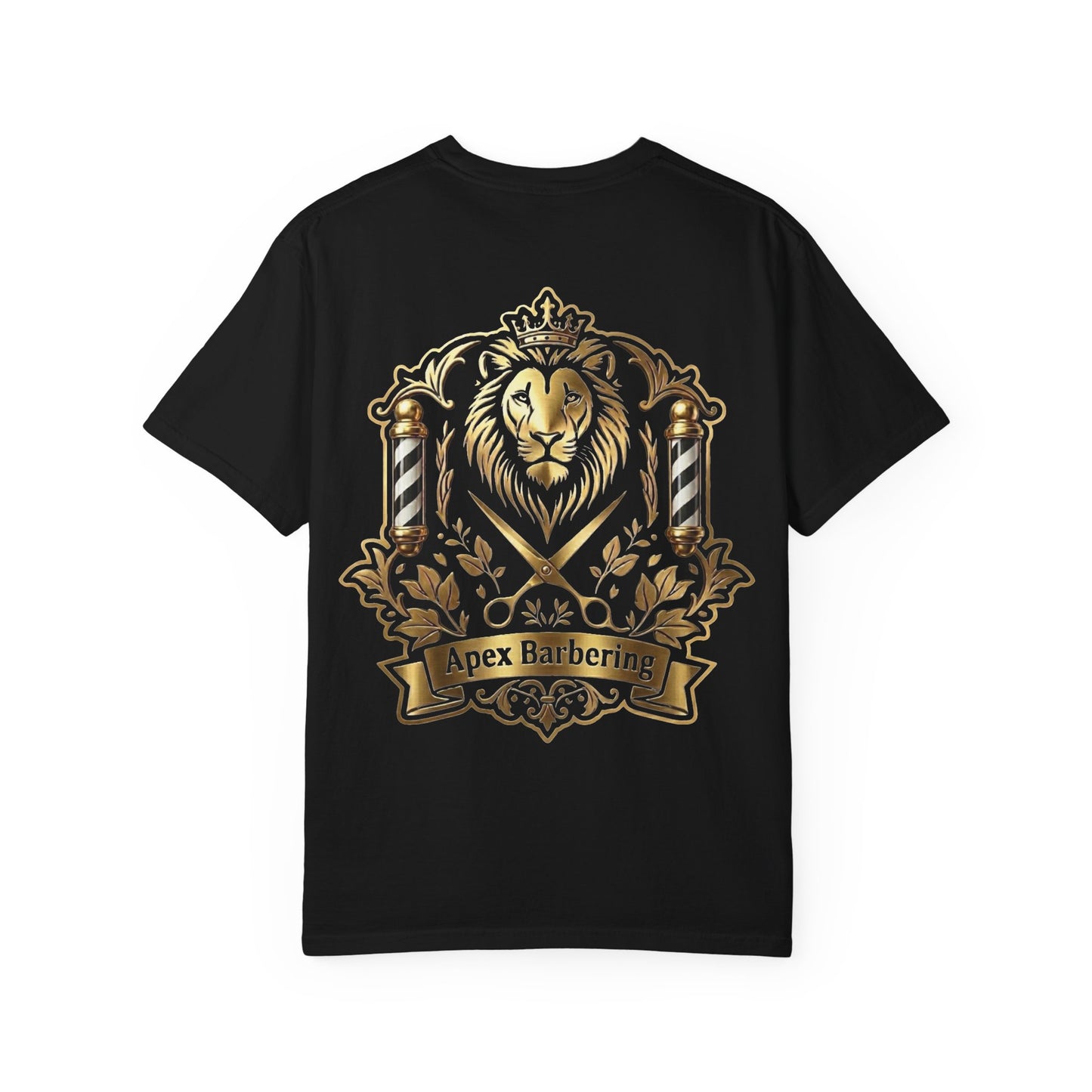 Lion Crest T-Shirt — Apex Barbershop Logo Tee